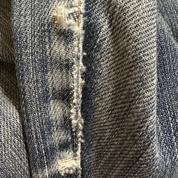 7 For All Mankind Women’s Medium Wash Low Rise Wide Leg Jeans Size 27” - Picture 8 of 9